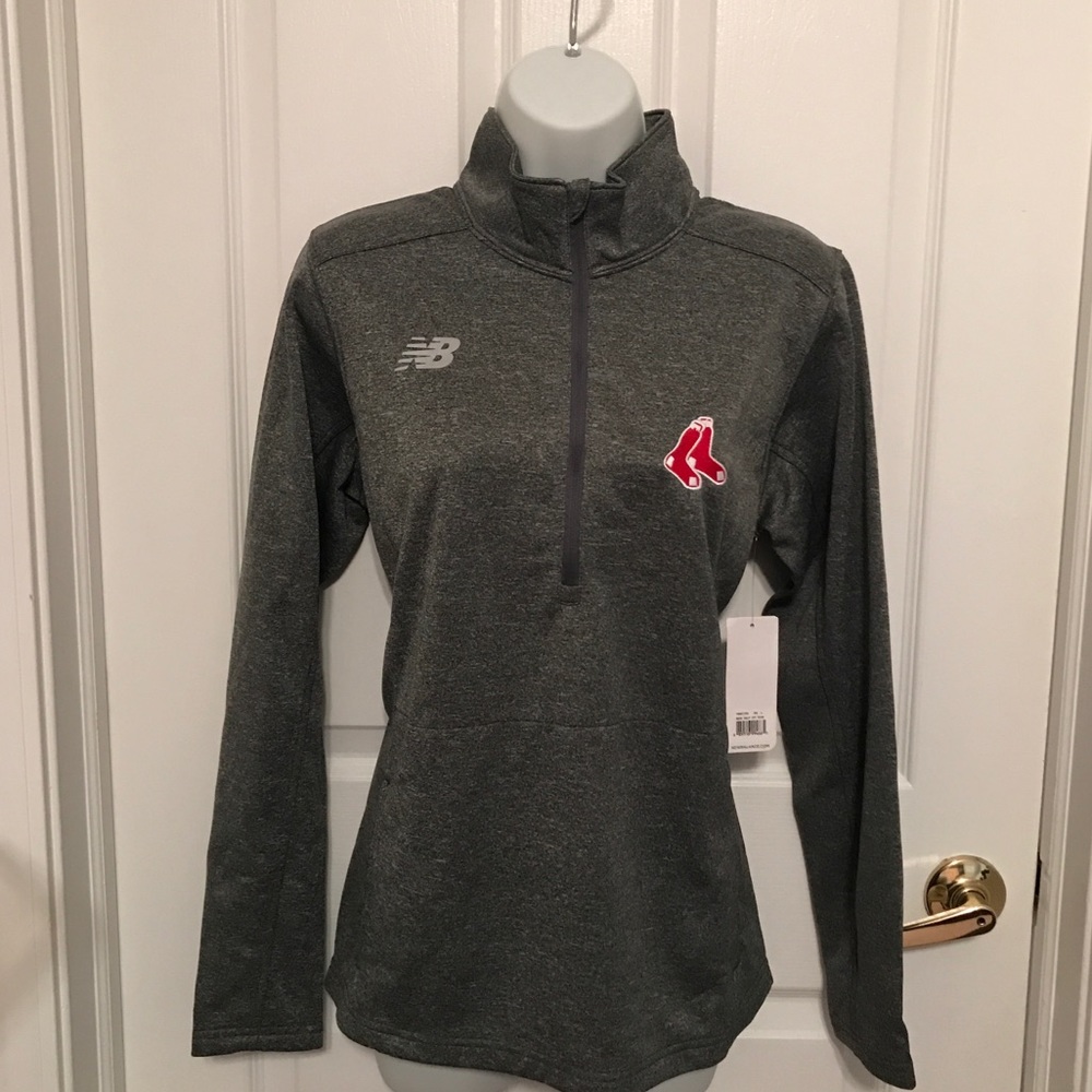 NWT Red Sox New Balance Half Zip Pullover, Large